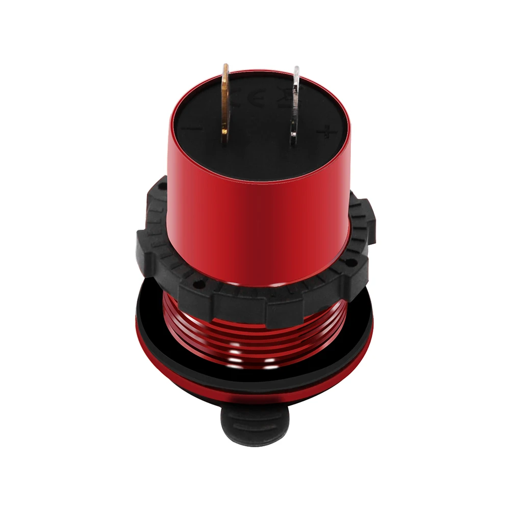 Розетка Автомобильная/мотоциклетная с двумя USB портами 12 24 В QC 3 0|Зажигалка| |