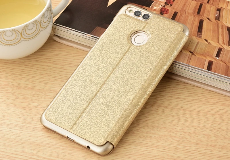 Для huawei Y6 Prime чехол с окошком из искусственной кожи чехол для huawei Y6 Y 6 Prime флип-чехол для huawei Y6 Prime Capas