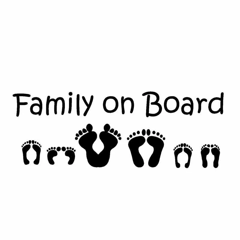 

15.2CM*5.4CM Family On Board Vinyl Decal Motorcycle SUVs Bumper Car Window Car Sticker