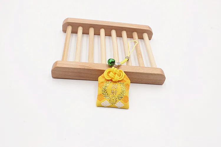 1 шт. традиционный брелок для ключей Omamori счастливое удачу безопасность молитва