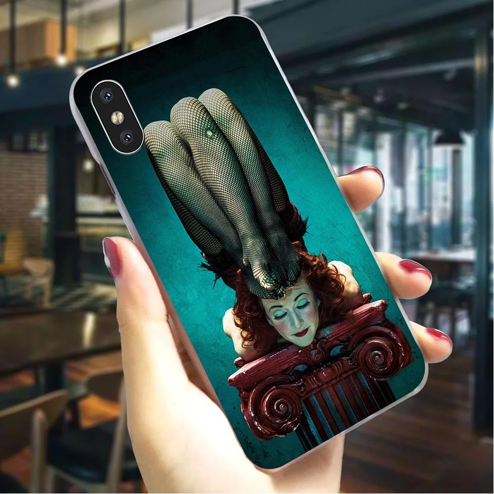 K1021411 ТВ American Horror Story чехол для телефона чехол для iPhone 5S 5 SE 6 6S Plus/6 Plus/6 S Plus 7 8/7 8 плюс X XS XR Xs Max жесткий чехол с принтом - Цвет: K1021411