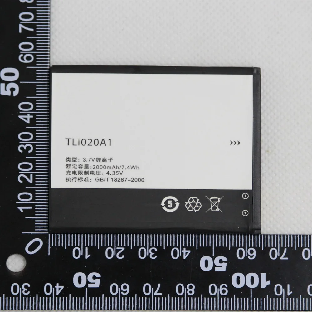 20 шт. 2000 мАч аккумулятор для мобильных телефонов Alcatel One Touch Pop 3 (5) 4G 5 Dual Sim OT 5065D 5065A