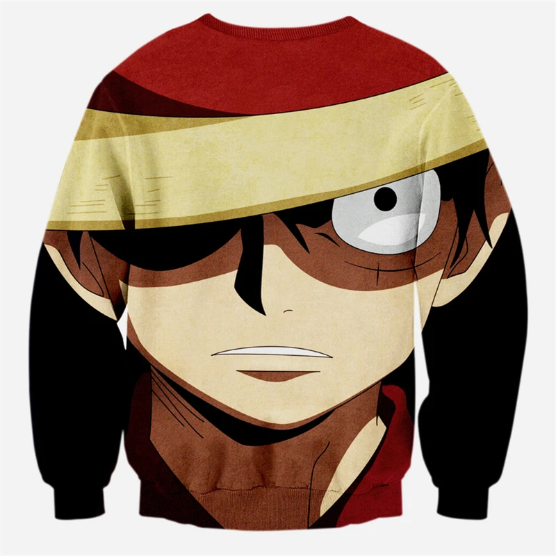 Оптовая продажа свитшот с рисунком аниме 3d принт Для женщин мужчин crewneck длинным