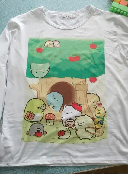 sumikko gurashi FAMILY SHIRTS MOTHER FATHER WOMEN MEN BOY GIRL KID SHIRT CHILD CHILDREN LONG SLEEVE TEE T clothes | Мужская одежда