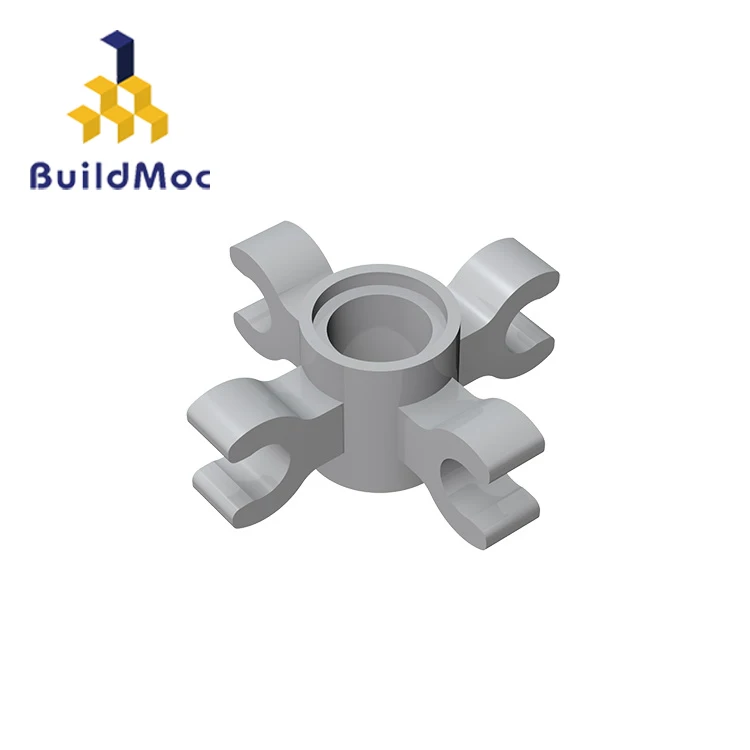 BuildMOC 15646-90202 высокотехнологичный штырьковый соединитель Круглый с 4 зажимами для