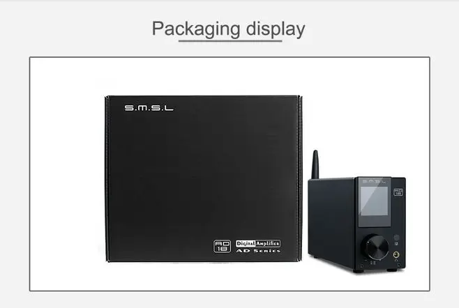 SMSL AD18 80W2 Bluetooth 4,2 Apt-X HIFI USB DSP цифровой декодирующий усилитель мощности