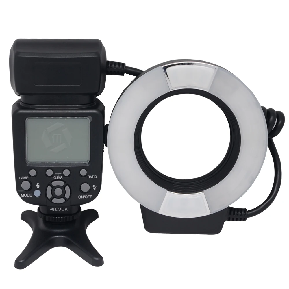 Макро светодиодная Кольцевая вспышка Mcoplus MCO-14EXT TTL с АФ-подсветкой для Canon 760D 700D 650D