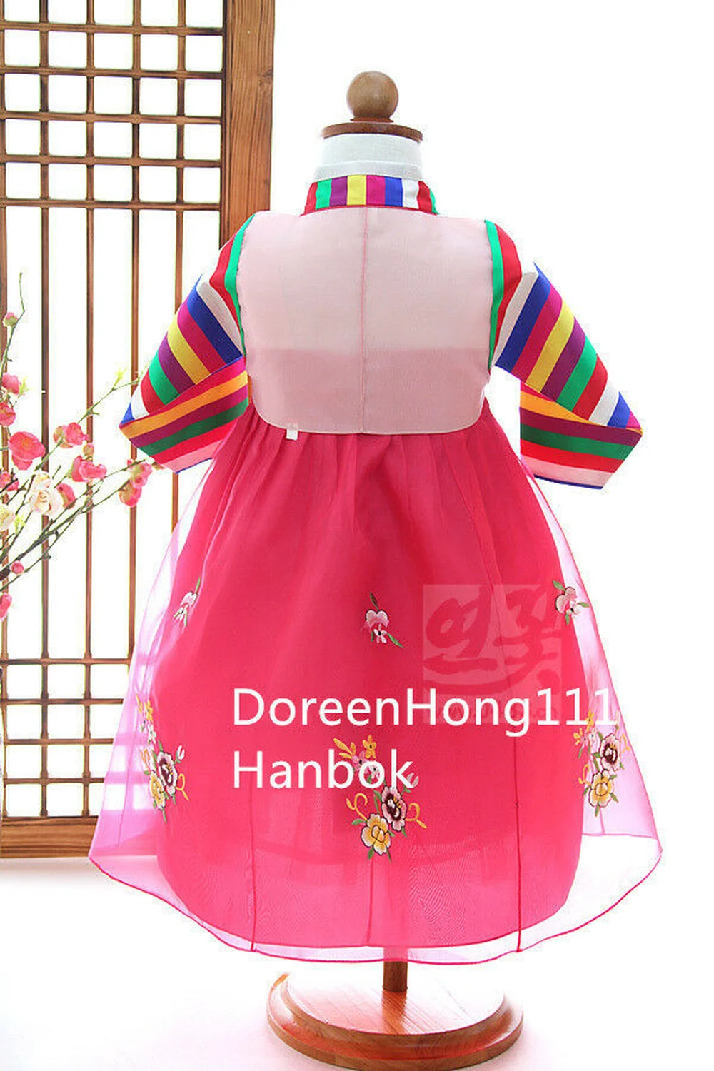 Korean Tradtional Girl Hanbok Dress 1st Birthday Party Dolbok | Тематическая одежда и униформа