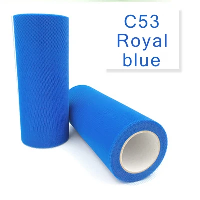 Color C53 25yd/рулон 15 см Тюль Кружево день рождения свадебное украшение подарочная упаковка Merry Christmas события принадлежности для детского душа слоеная юбка DIY - Цвет: Color C53