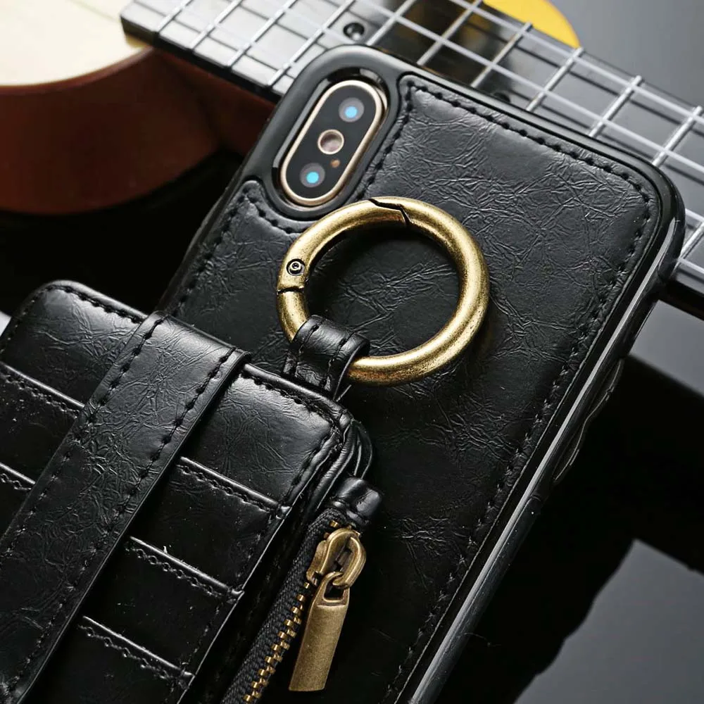 KISSCASE Ретро Держатель для карт чехол телефона samsung S9 S8 плюс S7 S6 края Сумки Случаи