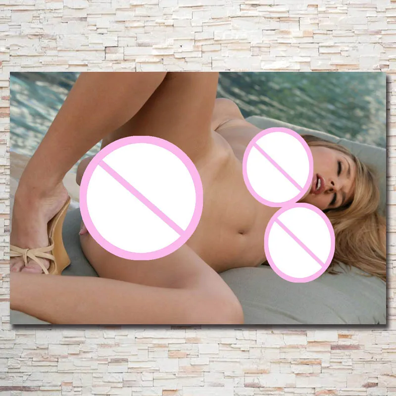 Коричневый Милая сексуальная девушка Shay Laren Актриса Звезда плакаты и печать, Картина Настенная HD художественный постер картина для гостиной домашний декор - Цвет: Коричневый