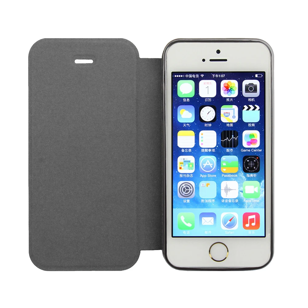 Чехол для мобильного телефона кожаный чехол iPhone 5S 5 S флип кейс с подставкой и