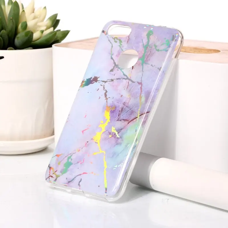Для huawei P9 Lite мини Мрамор Чехлы для Coque Гранит задняя крышка мягкий силиконовый