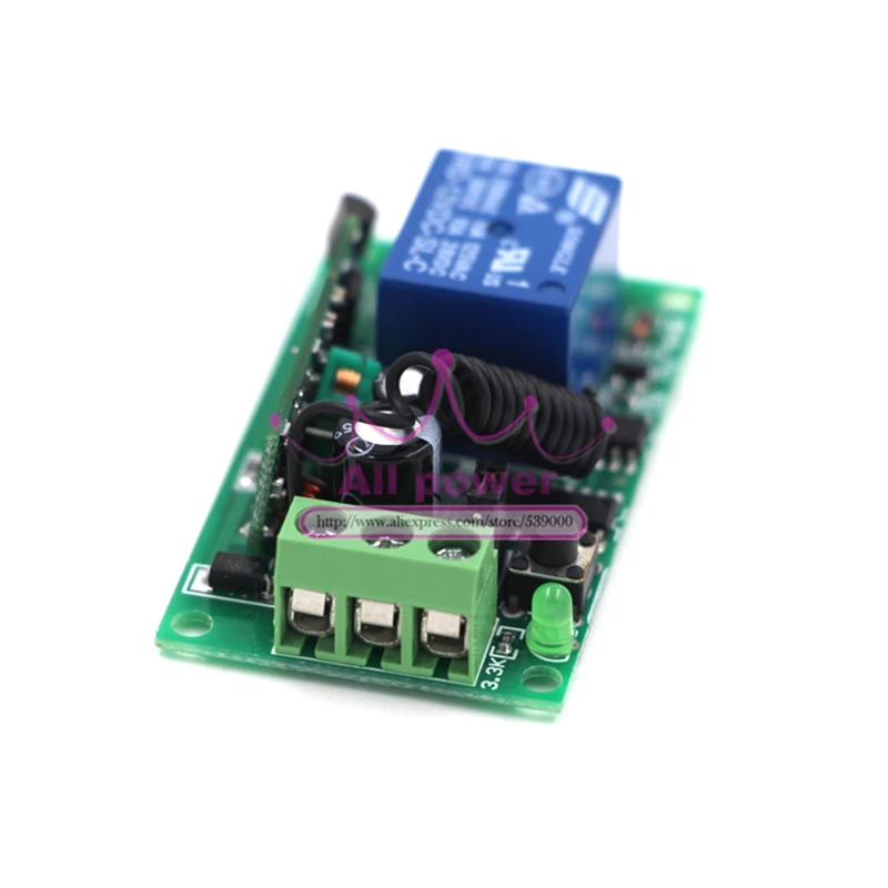 

Radio Controller RF Wireless Remote Control Switch System Transmitter+Receiver 315Mhz/433Mhz