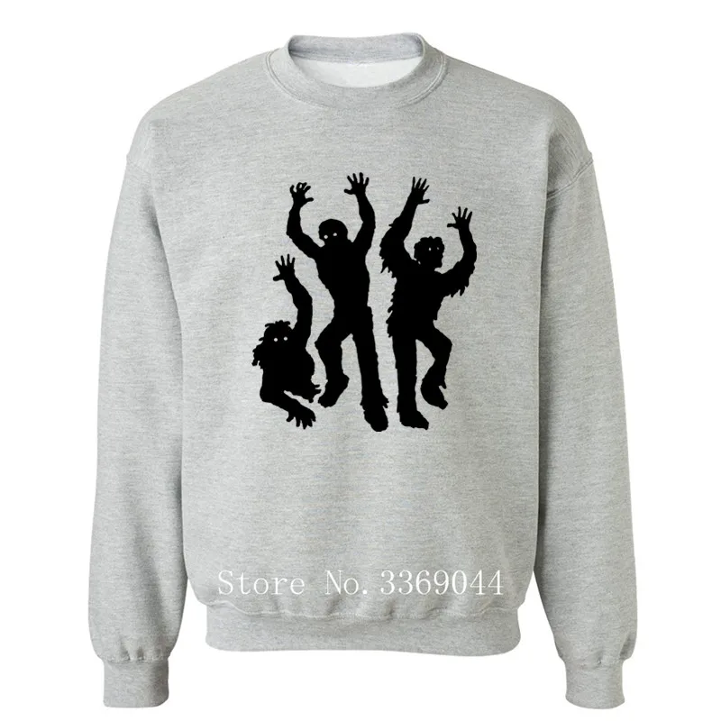 Для мужчин Длинные рукава d 3d 3 Зомби Толстовки 2018 Новые Swearshirts для забавные