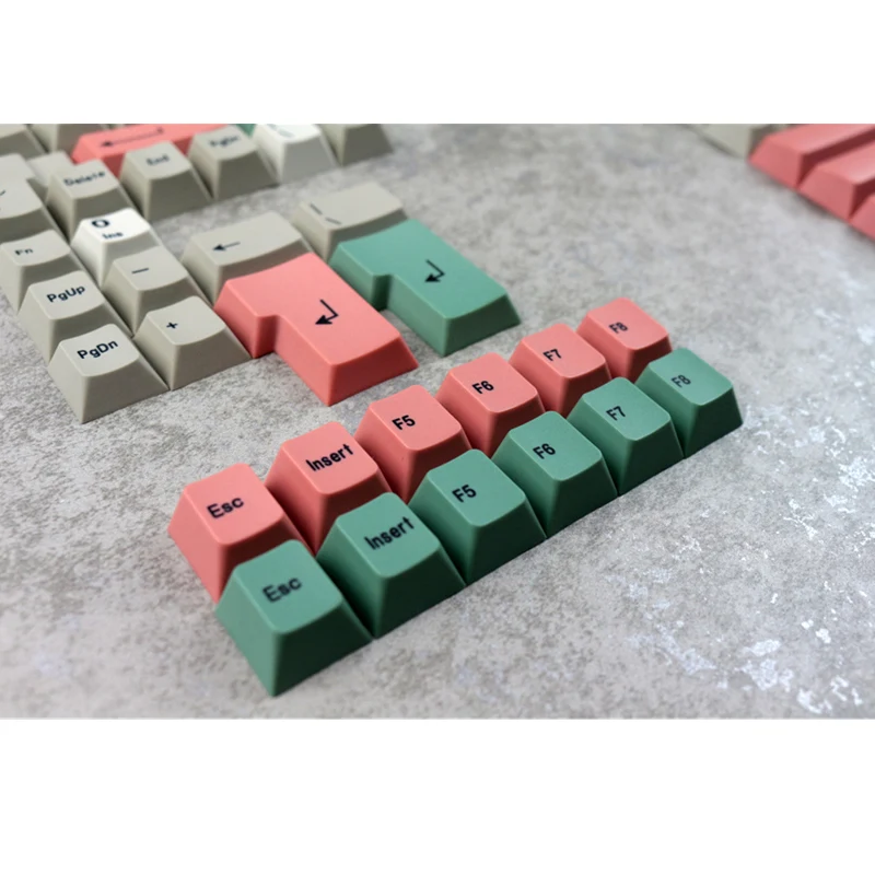 9009 colorway 169 Вишневый профиль краситель Sub Keycap набор Толстая PBT пластиковая