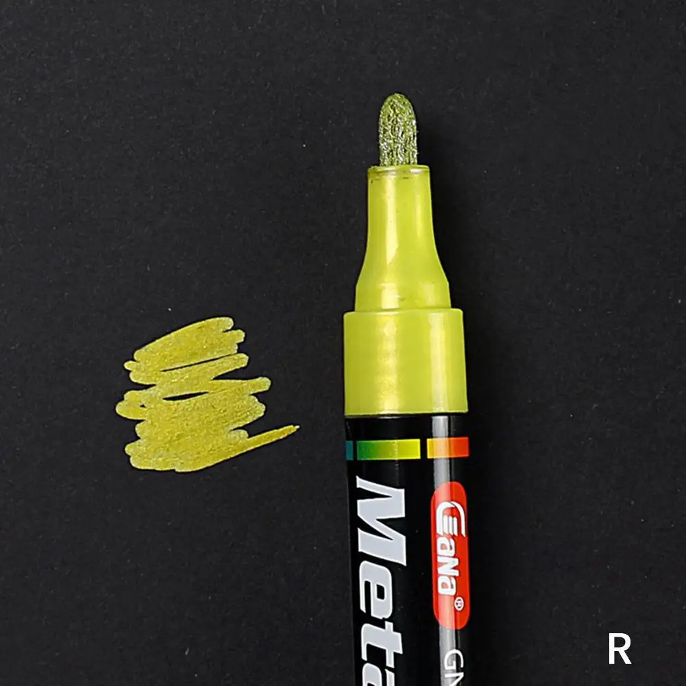 Permanent Tyre Paint Pen Car Motorcycle Bike Creative Marker Colourful Waterproof Oil Pen Rubber/Metal/Glass/Wood Tyre Paint