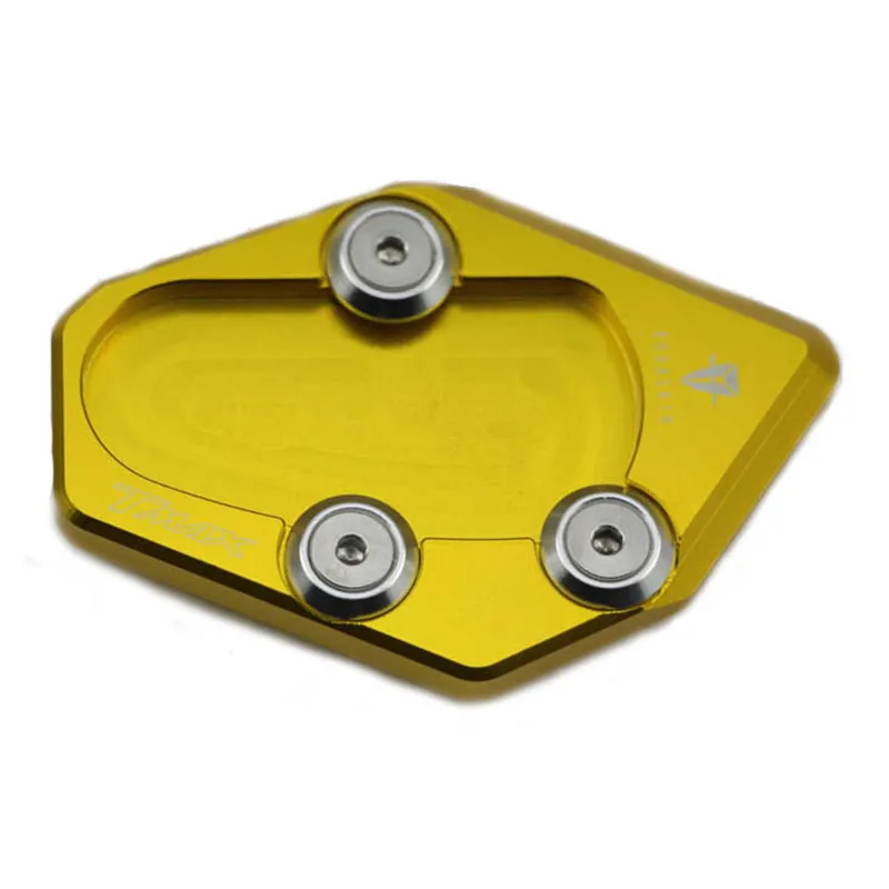 

KODASKIN Motorcycle CNC Aluminum Side Stand Enlarge Pad Holder for Yamaha TMAX530 XP530 2015-2016