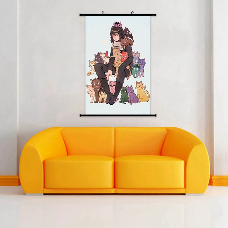 Мой герой академические круги ластик голова прокрутки Картина японского аниме