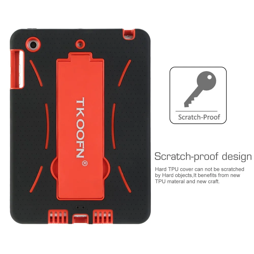 Сверхмощный силиконовый защитный многослойный защитный чехол военный противоударный бампер чехол для Apple Ipad Mini 1 2 3 retina