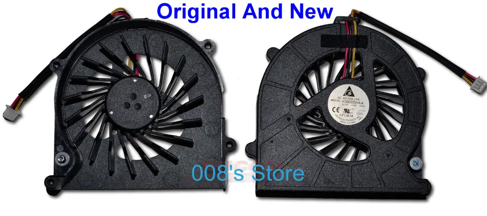 Новый вентилятор охлаждения для ноутбука Toshiba C600 C600D C645 C655 C650 3 Pin KSB0505HA AH94 9M1N DC 5 В 0.4A