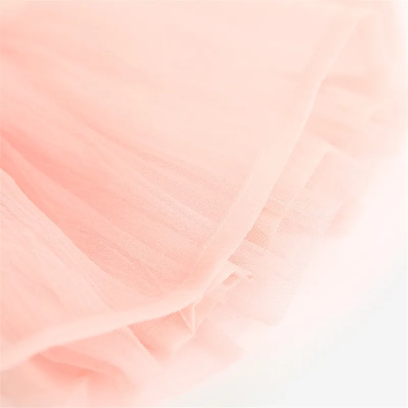 Тролли платье розовый серый зеленый цвет-пачка платья для девочек сетка Сладкий