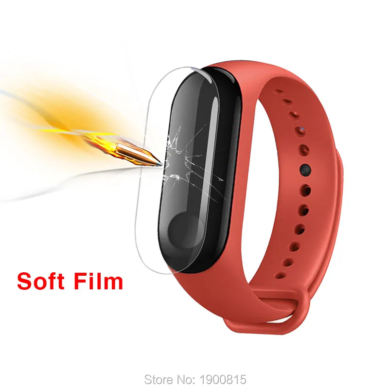 5 шт. Защитная пленка для Xiaomi Mi Band 2 3 Защита экрана Miband Band2 Band3 мягкий нано браслет