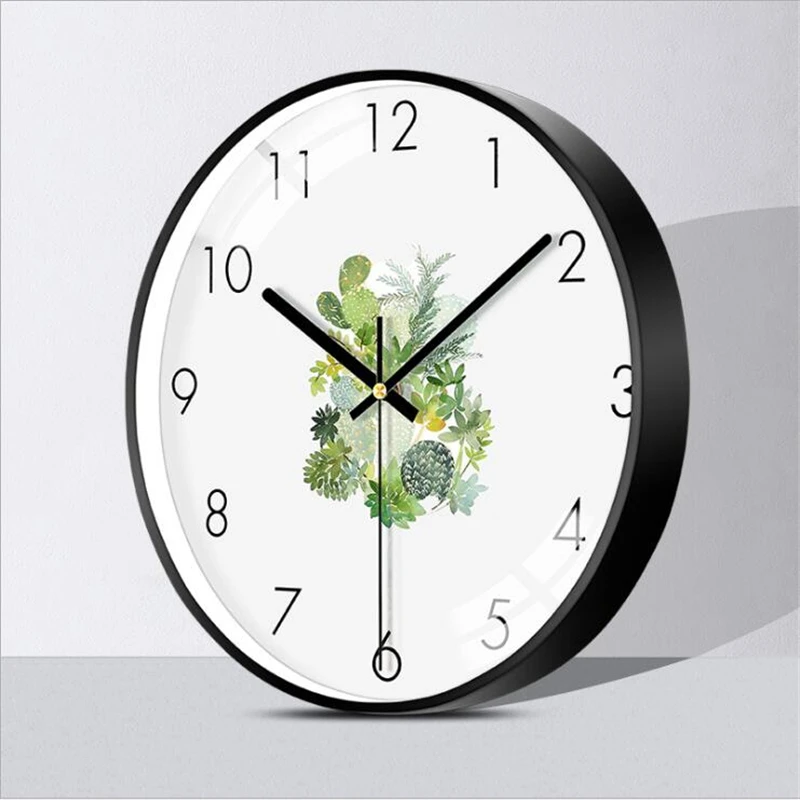 Geekcook металлические настенные часы нордическая индивидуальность гостиная