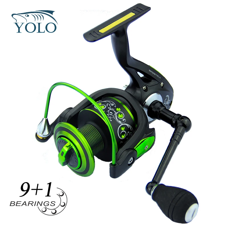 Отличная спиннинговая катушка для соленой воды 9 + 1 шарикоподшипники из