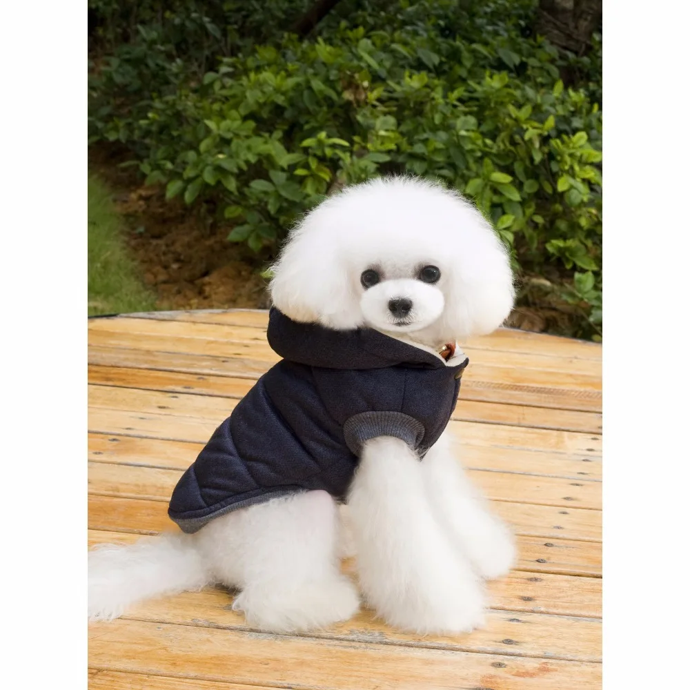 Comwarm новая одежда для собак зимняя куртка йоркширская теплая хлопковая чихуахуа