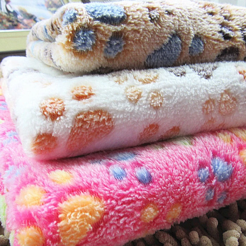 Одеяло для собак зимнее теплое складное одеяло питомцев Коралловое флисовое