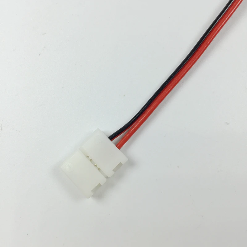 8mm 2 pin led strip connector 3528 extension cable wire accessories both end with 10pcs/lot | Обустройство дома
