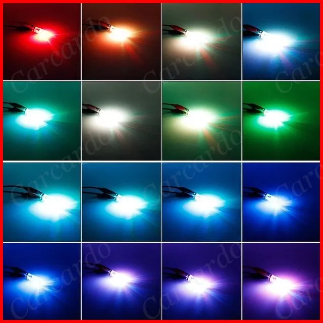 Carcardo 1 комплект RGB светодиодный T10 лампа с пультом дистанционного управления 5050 SMD