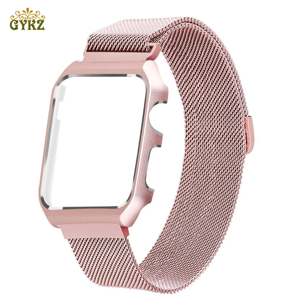 Чехол + ремешок для Apple Watch группа 42 мм 38 iwatch серии 3/2/1 браслет наручные
