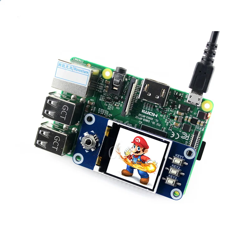Raspberry Pi 3 Model B zero w 1,44 дюймов lcd Raspberry Pi lcd