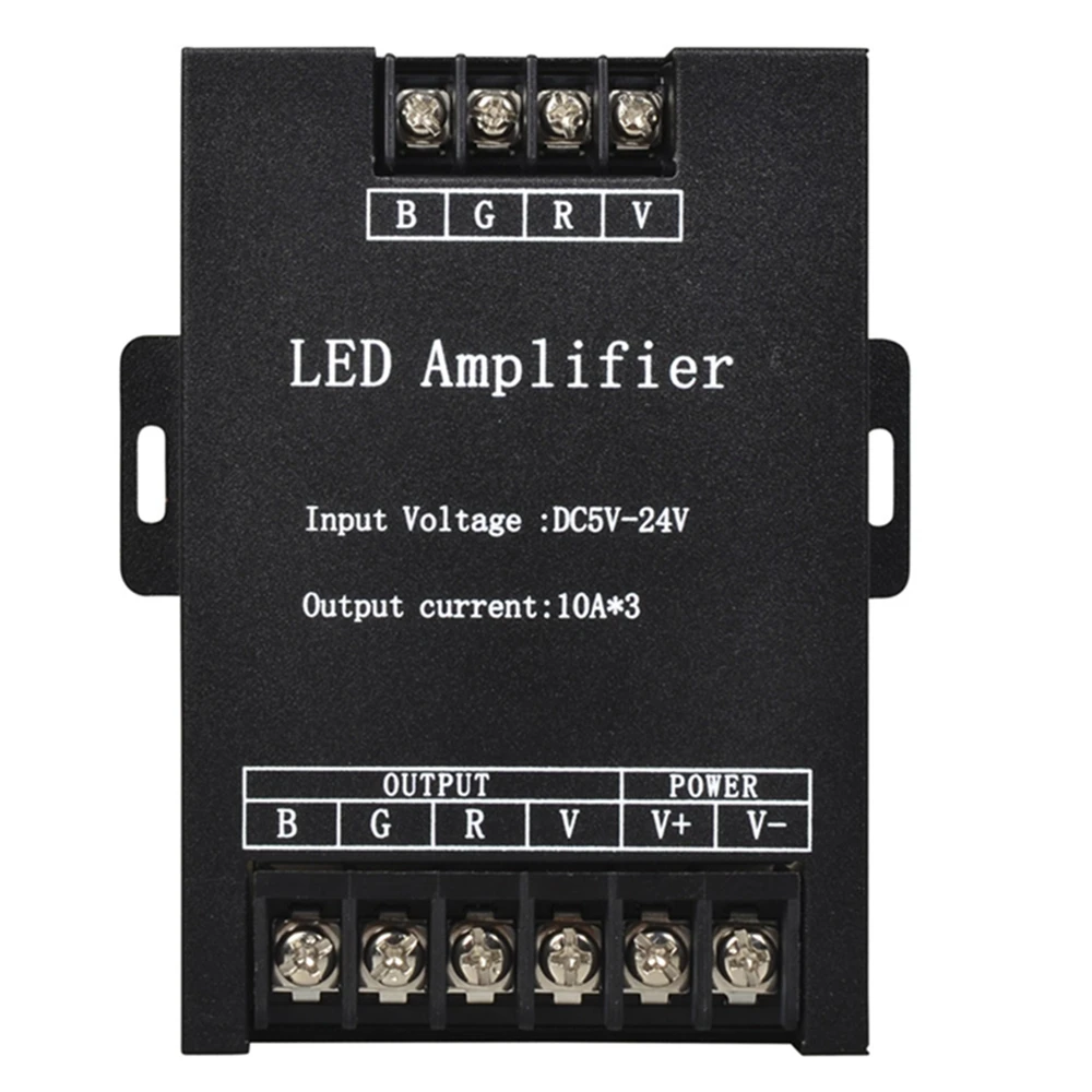OSIDEN 30A светодиодный RGB усилитель DC5-24V 3* 10A для RGB 3528 5050 Светодиодная лента светильник повторитель мощности контроллер консоли