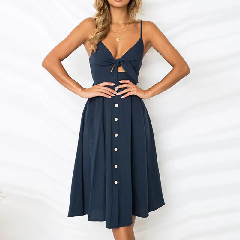 Женское винтажное облегающее платье Boho красное элегантное с бантом для