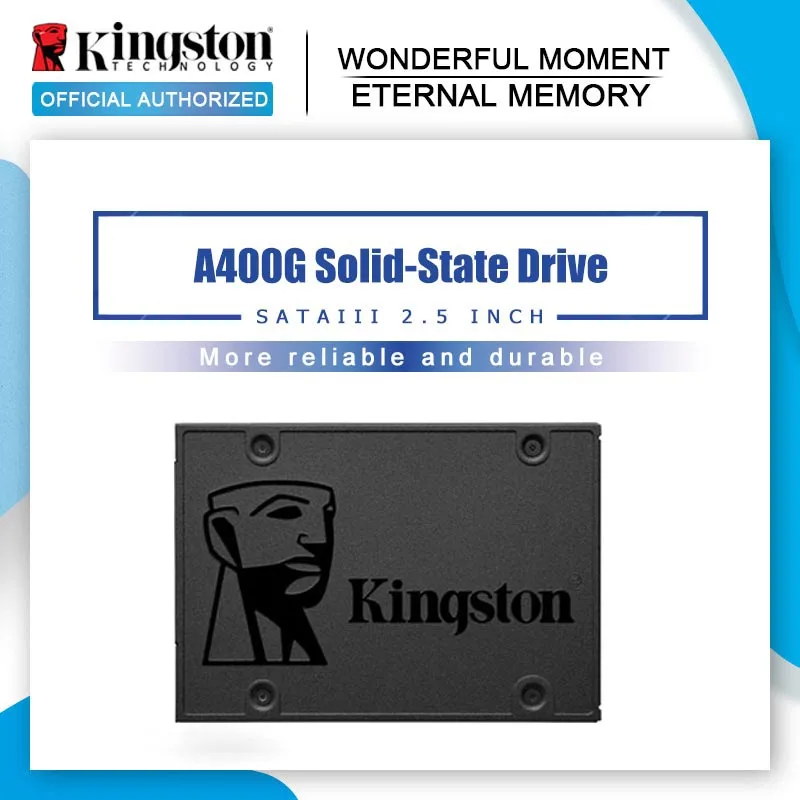 Оригинальный Внутренний твердотельный накопитель Kingston A400 SSD SATA3 2 5 дюйма 240 ГБ 480