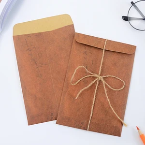 10 шт.лот, конверты для приглашений, конверты из крафт-бумаги в винтажном европейском стиле для скрапбукинга