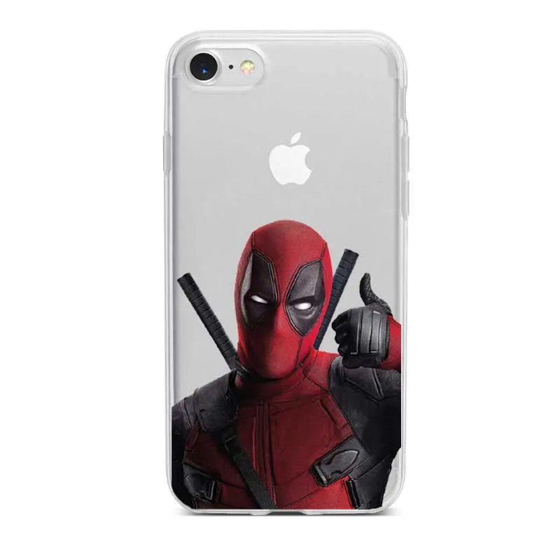 Cavalo Unicornio комиксы DC, Marvel Deadpool супергерой Suave Силиконовый ТПУ чехол для телефона для iPhone 11 11Pro 11ProMax X XR XS Max 8 8Plus 7Plus 6s 6Plus - Цвет: TPU