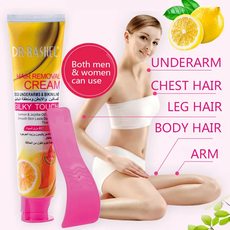 DR RASHEL лимон крем для удаления волос жожоба масло Ноги подмышек бикини линия