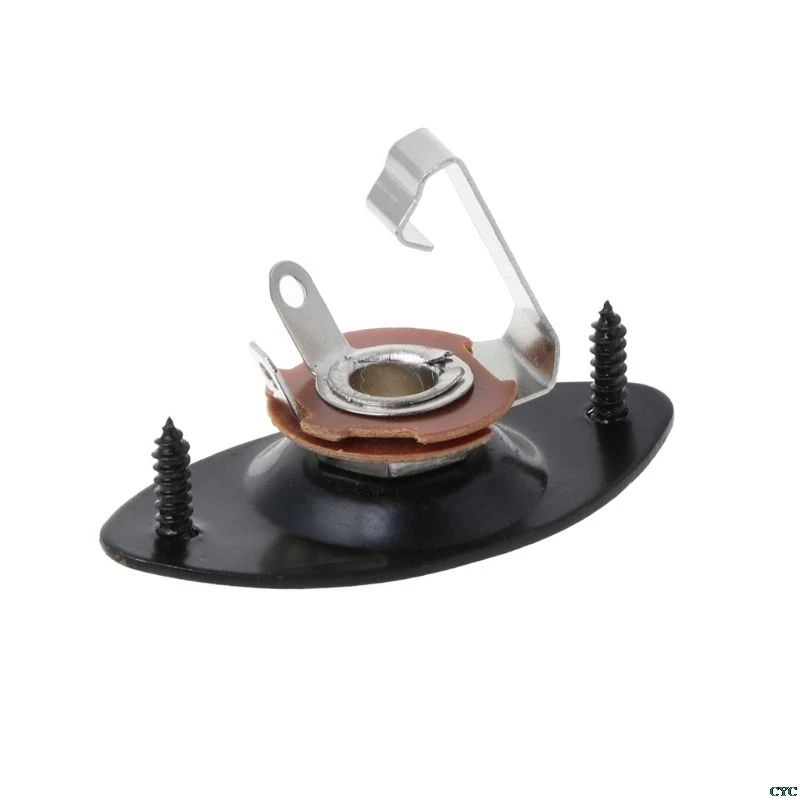 Электрогитары бас разъем вход/выход Накладка с 2 винта|Детали и аксессуары для