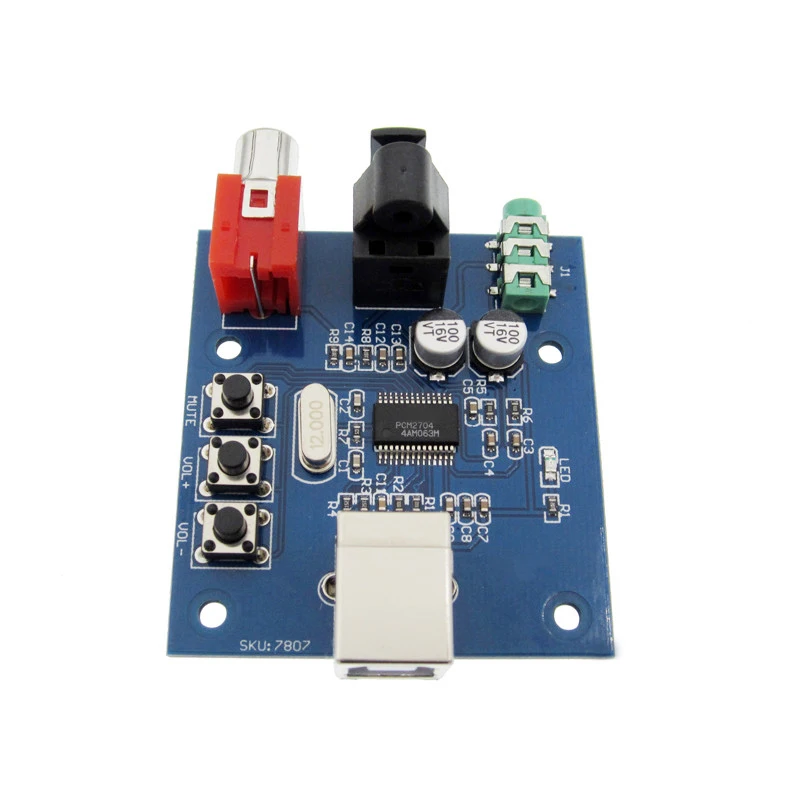 1 шт. PCM2704 USB DAC в S/PDIF декодер плата модуль аналоговый выход | Электроника