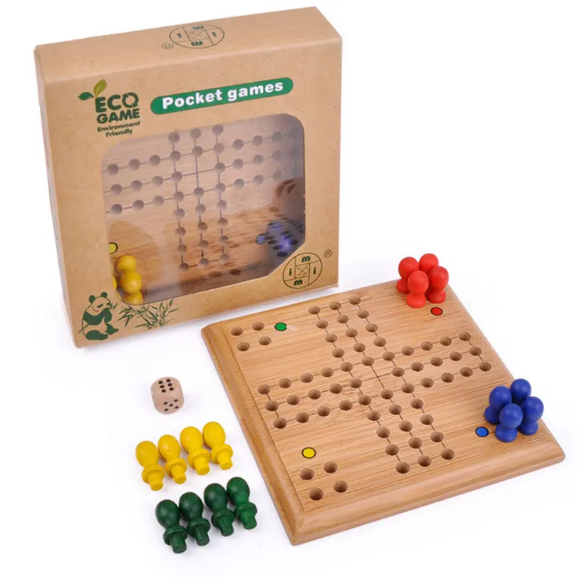 Imim 1 компл. самолет Шахматы ползать Puzzle Летающие шахматы деревянные игрушки