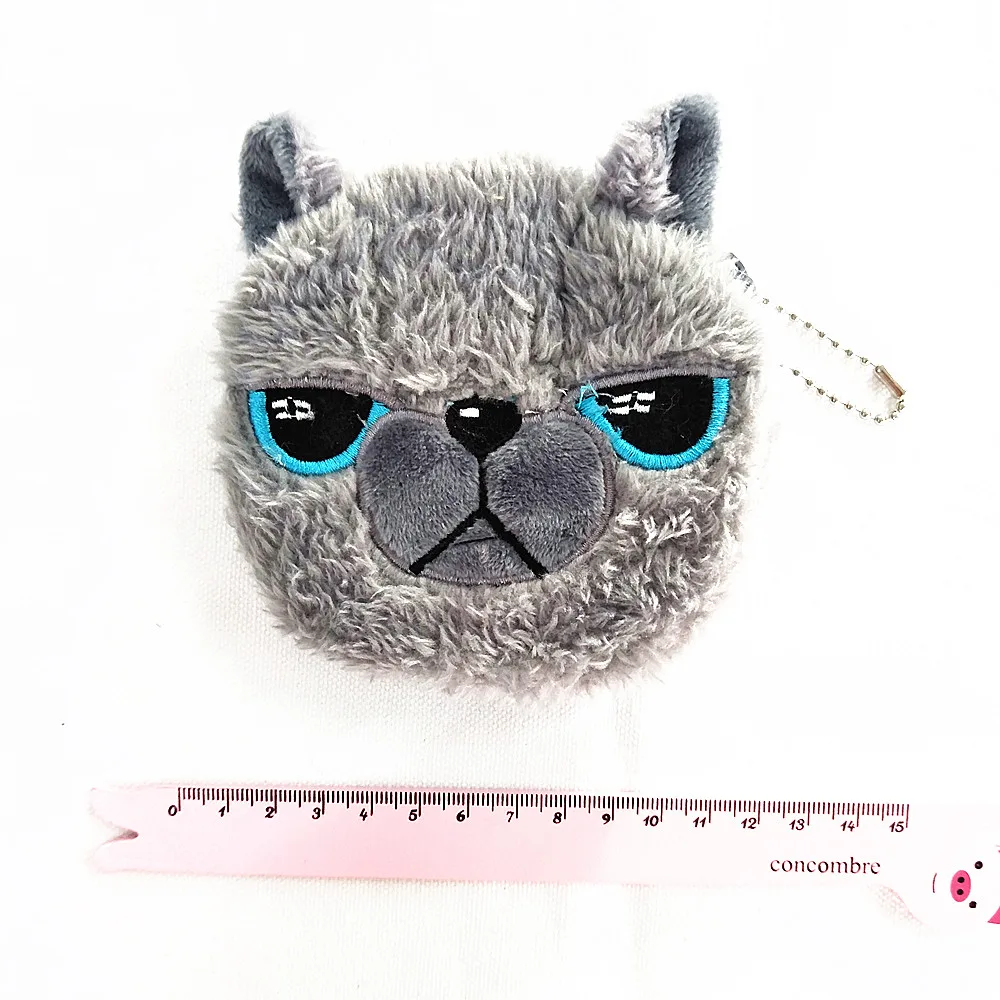 Милый плюшевый Кошелек M016 с рисунком животных лисы зайца медведя нулевой кошелек