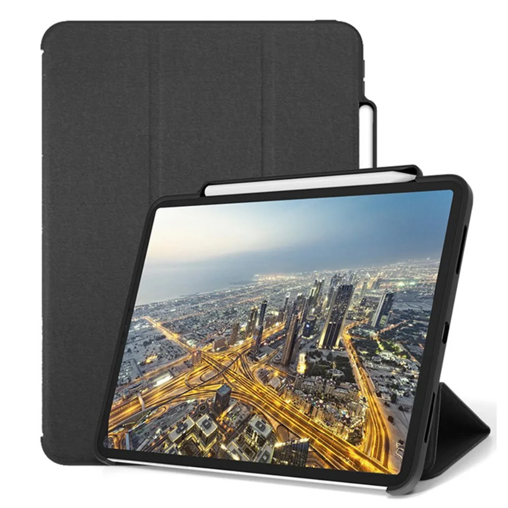 Чехол-карандаш для iPad Pro 11 дюймов 2018 Роскошный чехол из искусственной кожи с