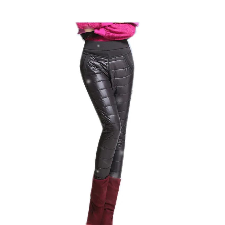 Новинка размера плюс зимние женские брюки Женская Повседневная Верхняя одежда с