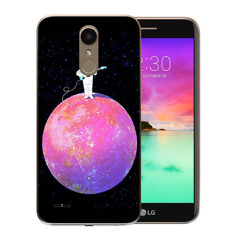 Роскошный гибкий чехол для LG K10 2017 задняя крышка M250 M250N X400 Мягкий силиконовый