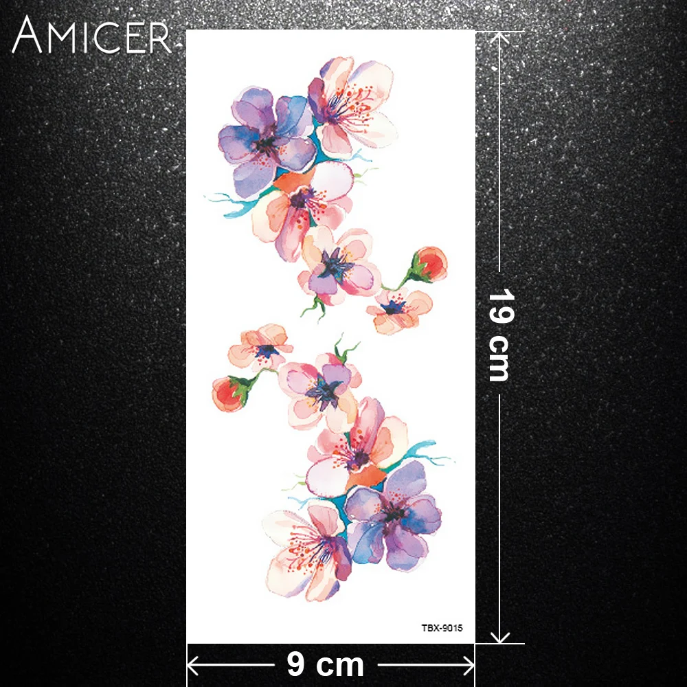 1 шт. флеш-тату из хны Поддельные Временные татуировки наклейки романтические