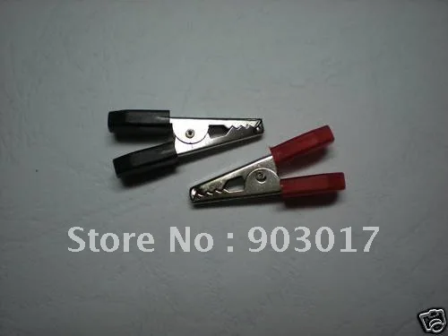 Крокодил 35 мм Жесткая пластиковая ручка красный черный 2000 шт в партии |